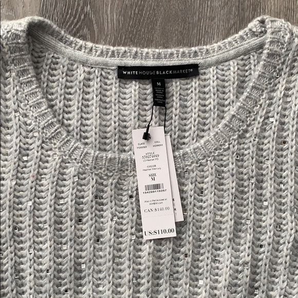 WHBM Embellished Knit Sweater - Picture 3 of 7